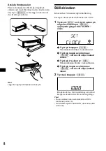 Предварительный просмотр 56 страницы Sony CDX-L550 Operating Instructions Manual