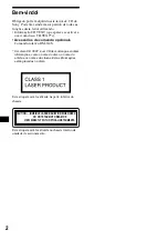 Предварительный просмотр 74 страницы Sony CDX-L550 Operating Instructions Manual