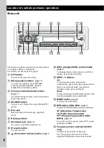 Предварительный просмотр 6 страницы Sony CDX-L630X - Fm/am Compact Disc Player Operating Instructions Manual