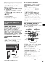 Preview for 31 page of Sony CDX-L630X - Fm/am Compact Disc Player Operating Instructions Manual