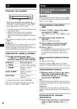 Preview for 46 page of Sony CDX-L630X - Fm/am Compact Disc Player Operating Instructions Manual