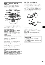 Предварительный просмотр 51 страницы Sony CDX-L630X - Fm/am Compact Disc Player Operating Instructions Manual