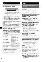 Preview for 64 page of Sony CDX-L630X - Fm/am Compact Disc Player Operating Instructions Manual