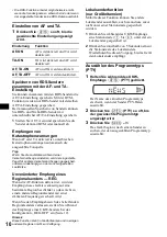 Предварительный просмотр 66 страницы Sony CDX-L630X - Fm/am Compact Disc Player Operating Instructions Manual