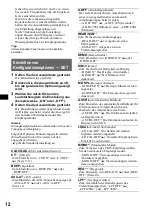 Preview for 68 page of Sony CDX-L630X - Fm/am Compact Disc Player Operating Instructions Manual