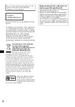 Preview for 78 page of Sony CDX-L630X - Fm/am Compact Disc Player Operating Instructions Manual