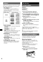 Preview for 80 page of Sony CDX-L630X - Fm/am Compact Disc Player Operating Instructions Manual