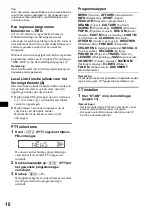 Preview for 86 page of Sony CDX-L630X - Fm/am Compact Disc Player Operating Instructions Manual