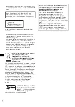 Preview for 96 page of Sony CDX-L630X - Fm/am Compact Disc Player Operating Instructions Manual