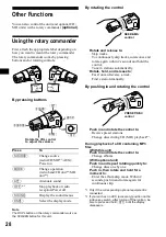 Предварительный просмотр 28 страницы Sony CDX-M1000TF Operating Instructions Manual