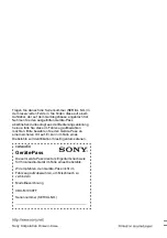 Предварительный просмотр 202 страницы Sony CDX-M1000TF Operating Instructions Manual