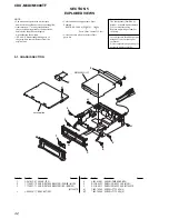 Предварительный просмотр 42 страницы Sony CDX-M1000TF Service Manual