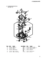 Предварительный просмотр 47 страницы Sony CDX-M1000TF Service Manual