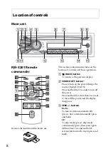 Предварительный просмотр 8 страницы Sony CDX-M20 Operating Instructions Manual