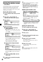 Preview for 18 page of Sony CDX-M610  (XT-XM1) Operating Instructions Manual