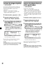 Preview for 44 page of Sony CDX-M610  (XT-XM1) Operating Instructions Manual