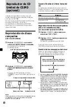 Preview for 74 page of Sony CDX-M610  (XT-XM1) Operating Instructions Manual