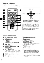 Предварительный просмотр 4 страницы Sony CDX-M630 Operating Instructions Manual