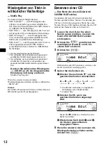 Preview for 42 page of Sony CDX-M630 Operating Instructions Manual