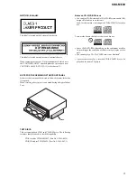 Предварительный просмотр 3 страницы Sony CDX-M630 Service Manual