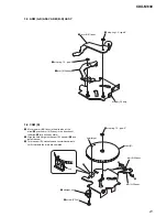 Предварительный просмотр 21 страницы Sony CDX-M630 Service Manual