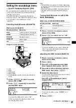 Предварительный просмотр 27 страницы Sony CDX-M670  (XT-XM1) Operation Instructions Manual