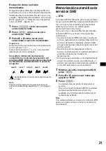 Предварительный просмотр 61 страницы Sony CDX-M670  (XT-XM1) Operation Instructions Manual