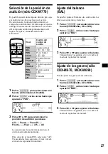 Предварительный просмотр 67 страницы Sony CDX-M670  (XT-XM1) Operation Instructions Manual