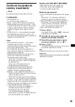 Предварительный просмотр 73 страницы Sony CDX-M670  (XT-XM1) Operation Instructions Manual