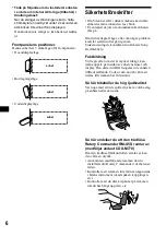 Предварительный просмотр 86 страницы Sony CDX-M670  (XT-XM1) Operation Instructions Manual