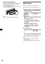 Предварительный просмотр 90 страницы Sony CDX-M670  (XT-XM1) Operation Instructions Manual