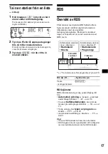 Предварительный просмотр 97 страницы Sony CDX-M670  (XT-XM1) Operation Instructions Manual