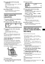 Предварительный просмотр 111 страницы Sony CDX-M670  (XT-XM1) Operation Instructions Manual