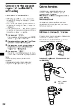 Предварительный просмотр 152 страницы Sony CDX-M670  (XT-XM1) Operation Instructions Manual