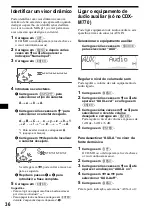 Предварительный просмотр 156 страницы Sony CDX-M670  (XT-XM1) Operation Instructions Manual