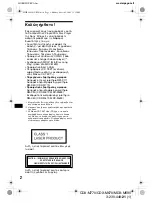 Предварительный просмотр 164 страницы Sony CDX-M670  (XT-XM1) Operation Instructions Manual