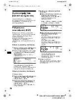 Предварительный просмотр 188 страницы Sony CDX-M670  (XT-XM1) Operation Instructions Manual