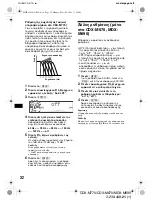 Предварительный просмотр 194 страницы Sony CDX-M670  (XT-XM1) Operation Instructions Manual