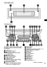 Предварительный просмотр 5 страницы Sony CDX-M730 Operating Instruction