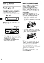 Предварительный просмотр 8 страницы Sony CDX-M730 Operating Instruction