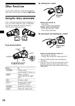 Предварительный просмотр 20 страницы Sony CDX-M730 Operating Instruction