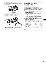 Предварительный просмотр 21 страницы Sony CDX-M730 Operating Instruction