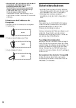 Предварительный просмотр 36 страницы Sony CDX-M730 Operating Instruction