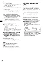 Предварительный просмотр 54 страницы Sony CDX-M730 Operating Instruction