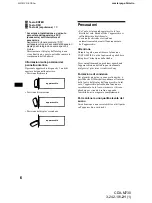 Предварительный просмотр 98 страницы Sony CDX-M730 Operating Instruction