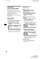 Предварительный просмотр 116 страницы Sony CDX-M730 Operating Instruction