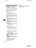 Предварительный просмотр 118 страницы Sony CDX-M730 Operating Instruction