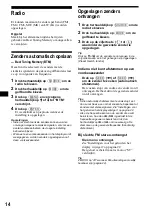 Предварительный просмотр 138 страницы Sony CDX-M730 Operating Instruction