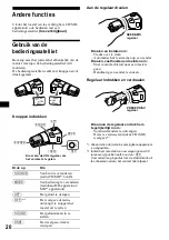 Предварительный просмотр 144 страницы Sony CDX-M730 Operating Instruction