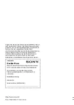 Предварительный просмотр 158 страницы Sony CDX-M730 Operating Instruction